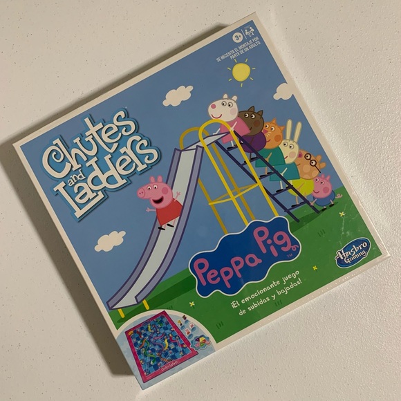 Chutes and Ladders: Peppa Pig Edition Board Game-New - Picture 3 of 8